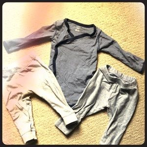 Gymboree/carters 12/18 baby pants and onesie